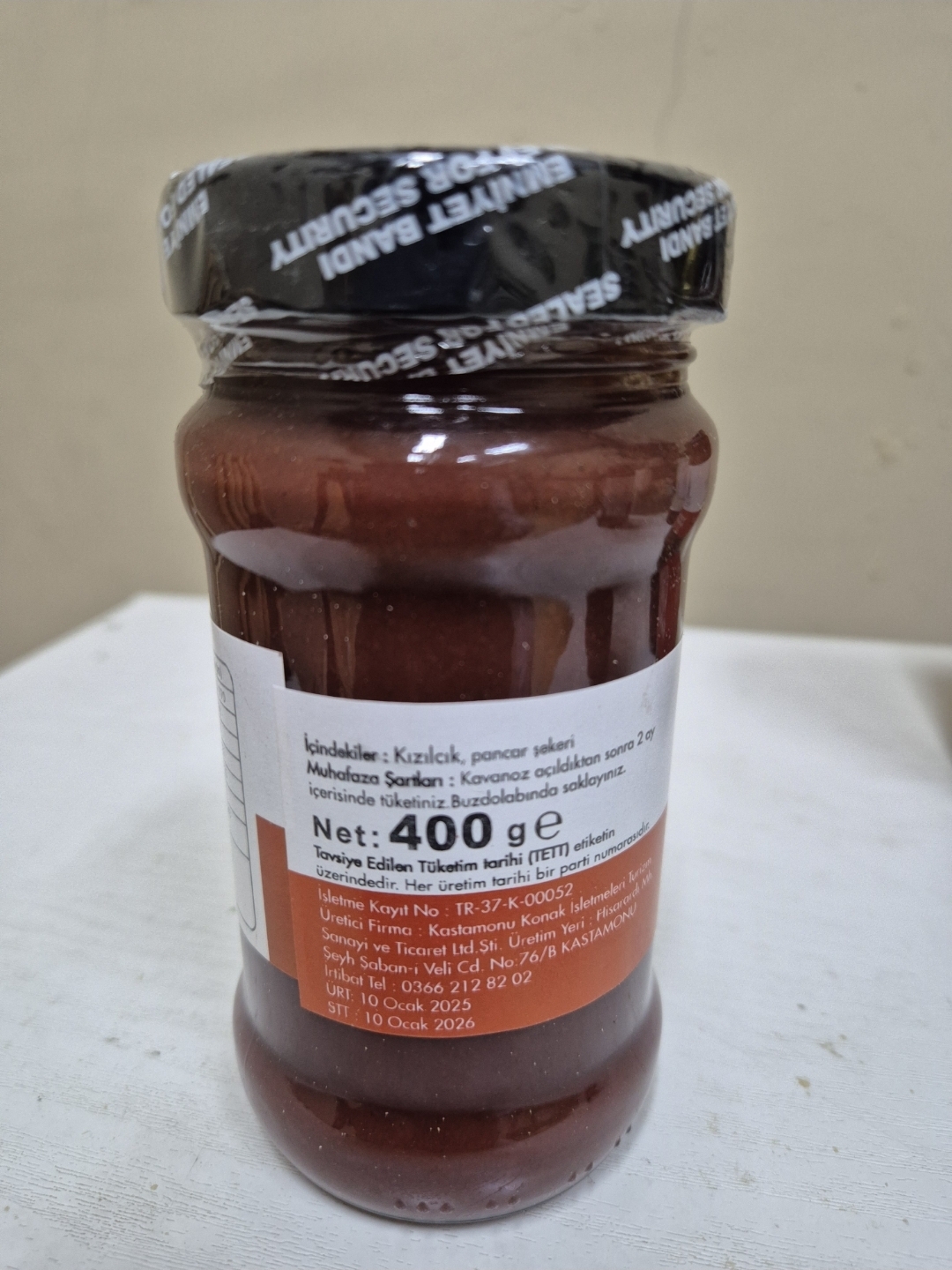 Kiren(kızılcık) marmelatı 