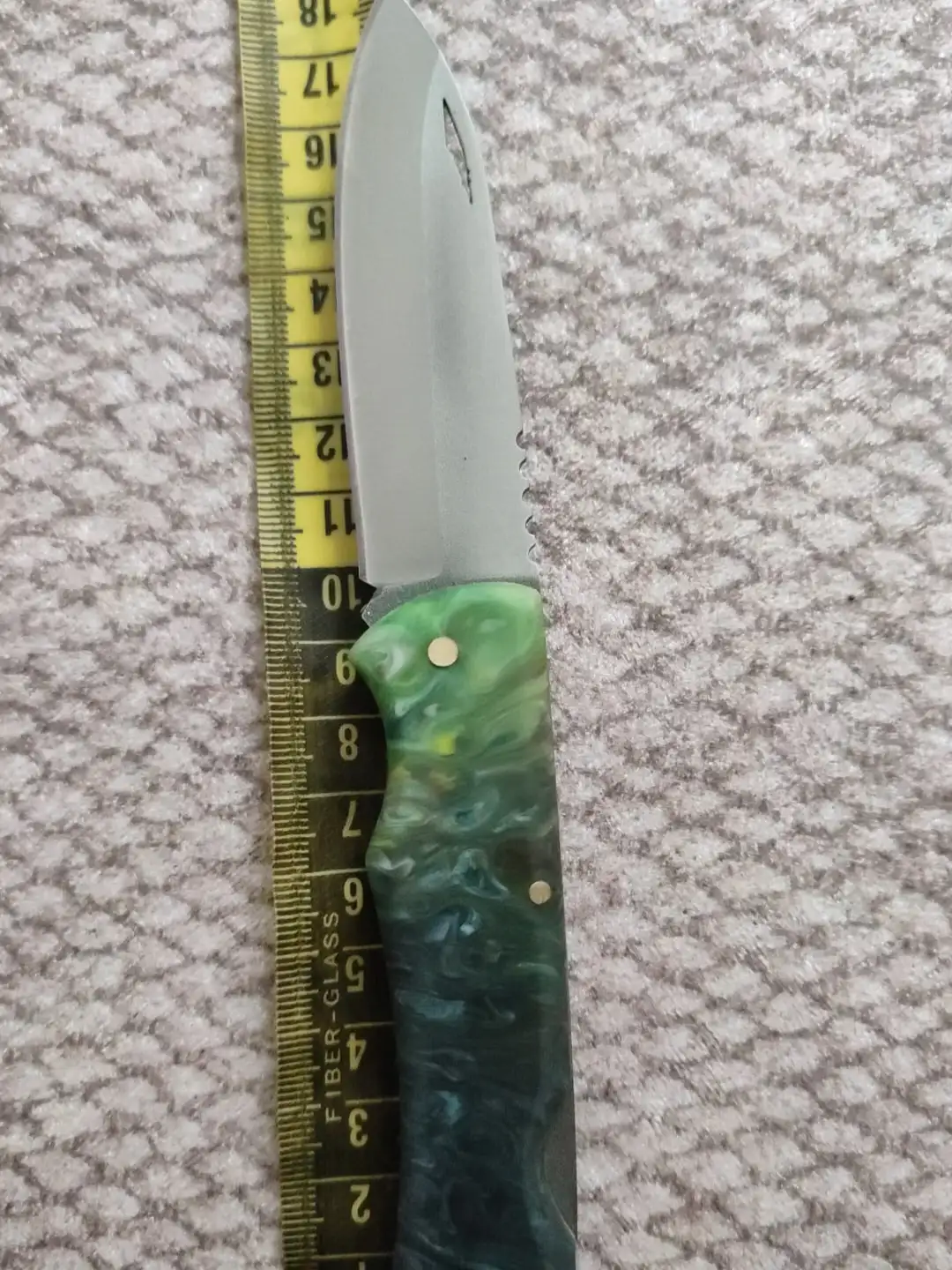 Emerald Çakı – Yeşil Desenli Katlanır Paslanmaz Çelik