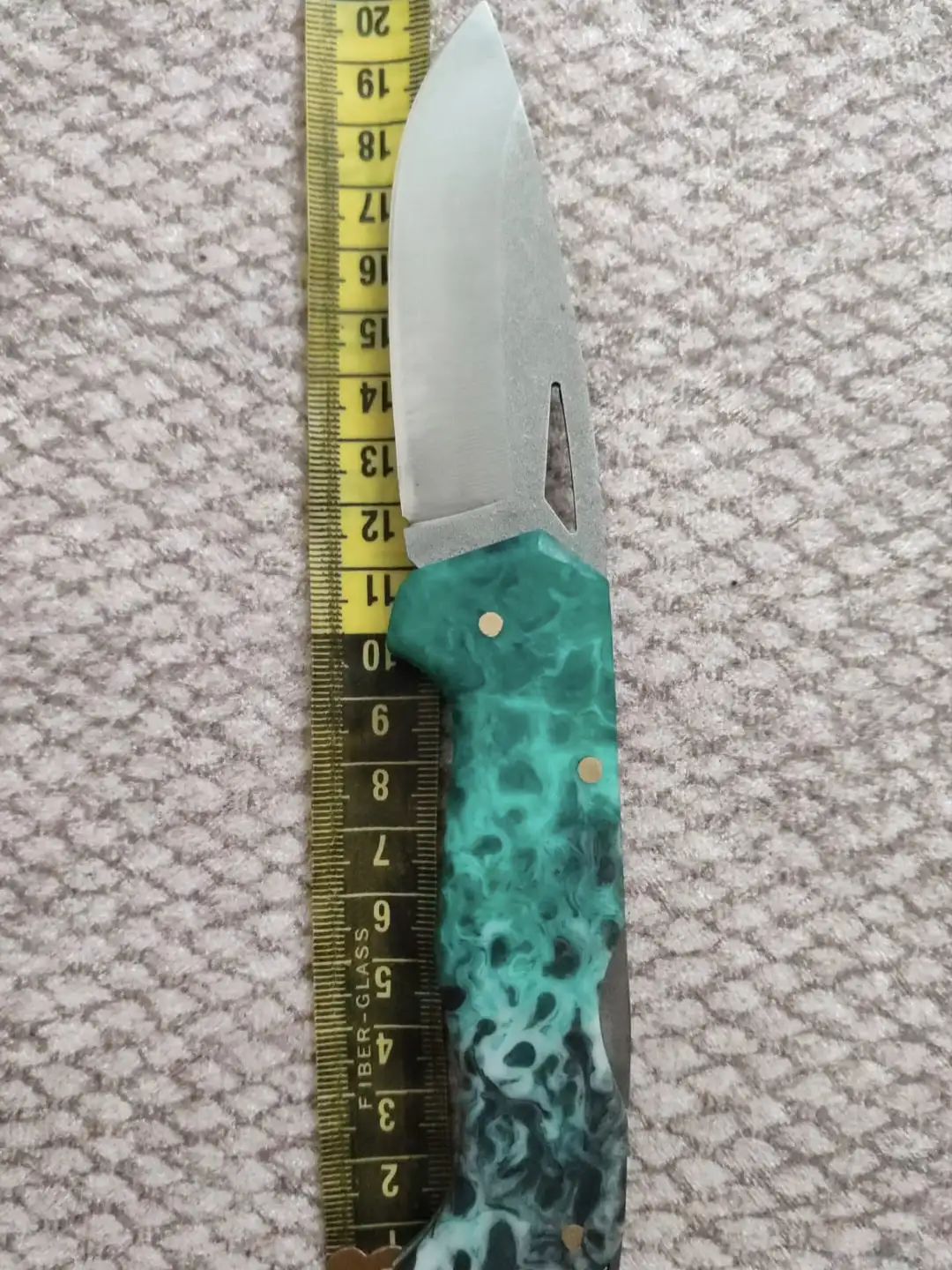 Derin Deniz – Turkuaz Saplı Katlanır Çakı