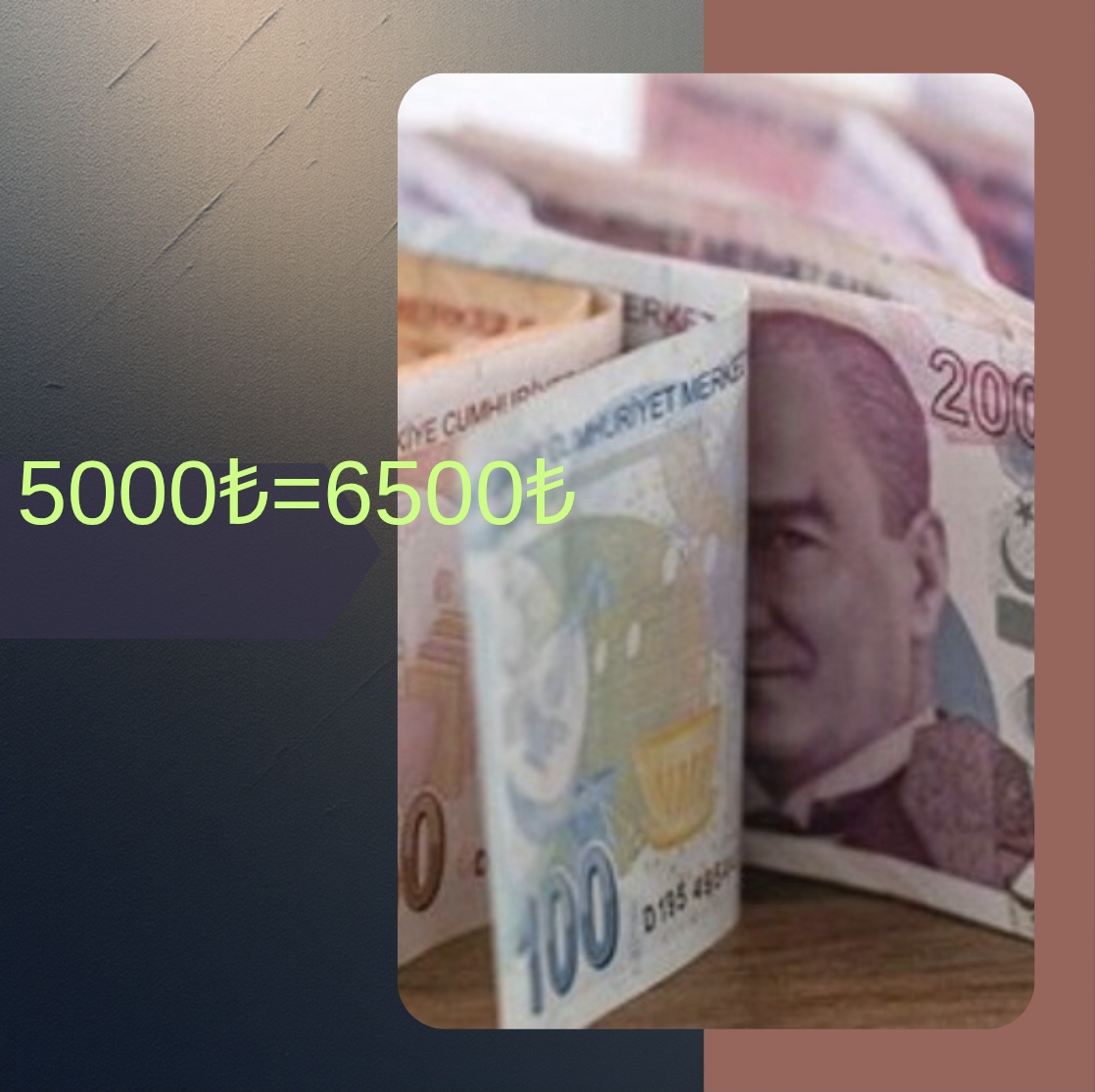 5000₺ Alışveriş = 6500₺ Ürün Seçimi!