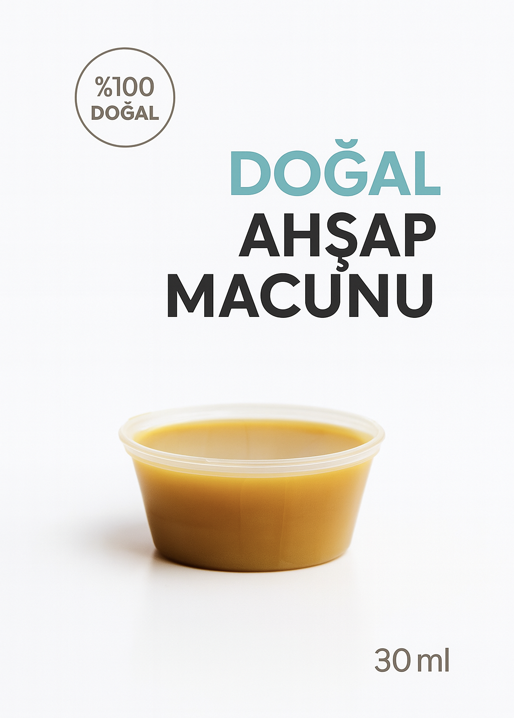 DOĞAL AHŞAP MACUNU 30 ml