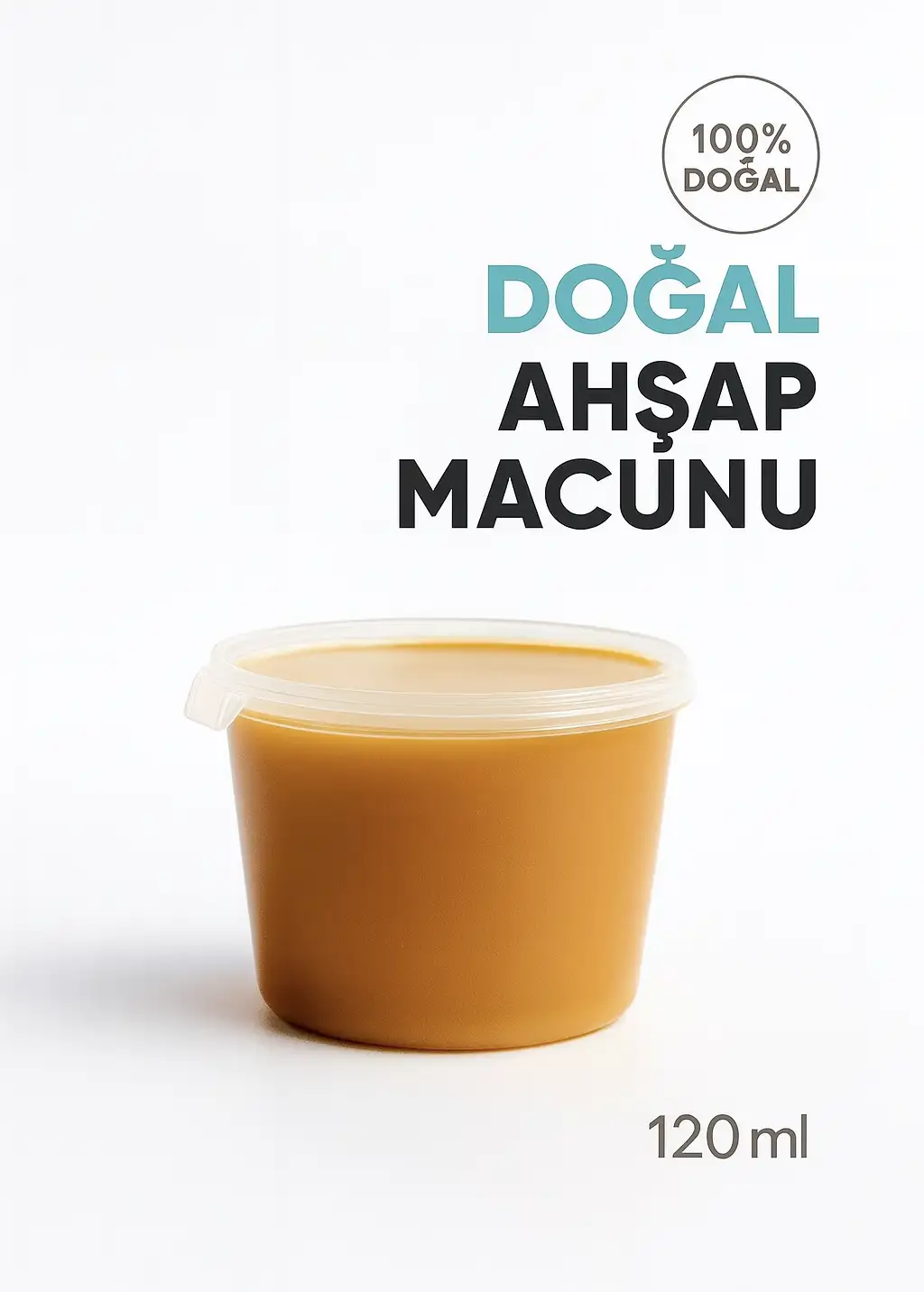 DOĞAL AHŞAP MACUNU 120 ml