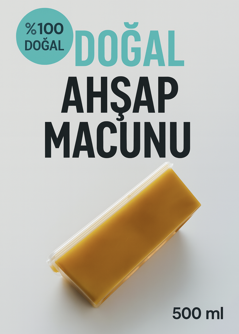 DOĞAL AHŞAP MACUNU 500 ml