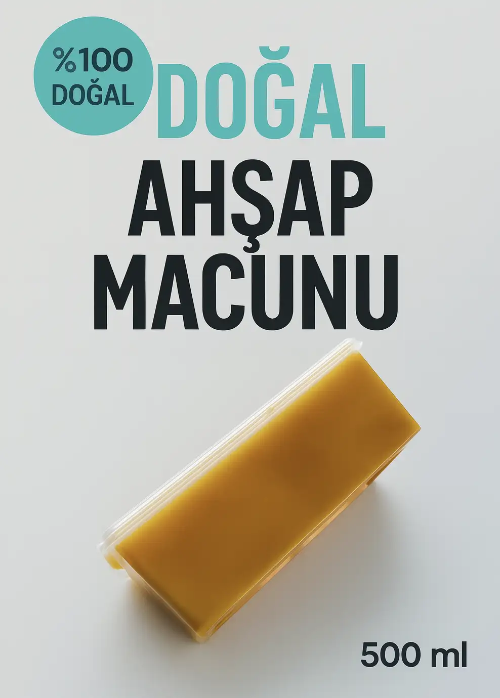 DOĞAL AHŞAP MACUNU 500 ml