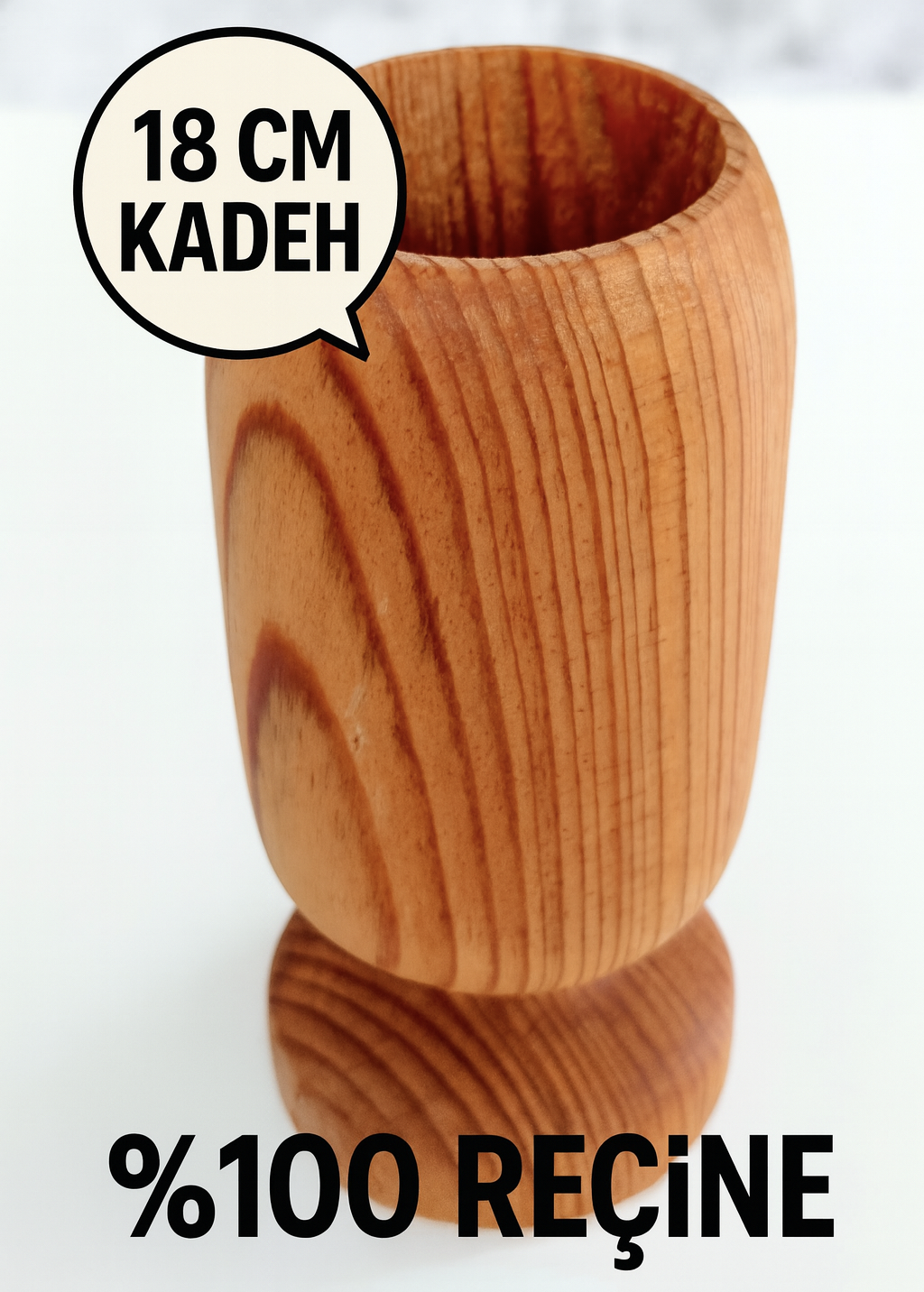 18 cm Nadir Tam Çıra Kadeh