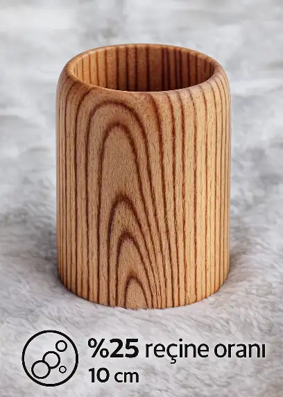 %25 penin oranlı 10 cm çıra bardak 