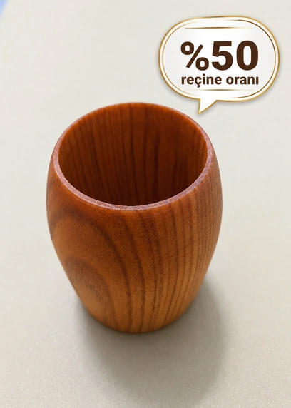 %50 penin oranlı 10 cm çıra bardak 